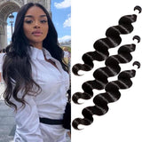 GS Virgin Hair Malaysian Body Wave Virgin Hair 3 Bundles Blue Series