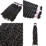 GS Virgin Hair Cabello Series 3 Bundles Peruvian Deep Curly Virgin Hair Weave