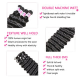GS Virgin Hair Cabello Series Malaysian Hair Weaving 3pcs/Lot Deep Wave