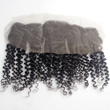 GS Virgin Hair 13X4 HD Deep Curly Lace Frontal 1PCS 100% Quality Human Hair