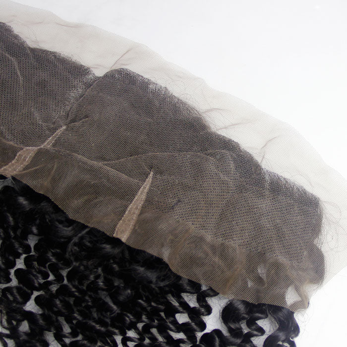 GS Virgin Hair 13X4 HD Deep Curly Lace Frontal 1PCS 100% Quality Human Hair