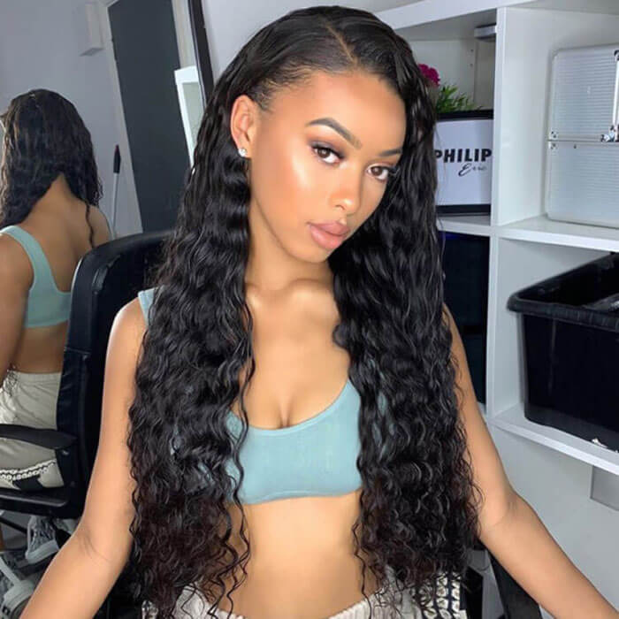 GS Virgin Hair Loose Wave Wigs 5*5 Closure Wigs Brazilian Lace Closure Wigs For Sale