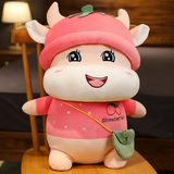 Cow doll plush toy rag doll large doll cute bed sleeping pillow super soft birthday gift for girls