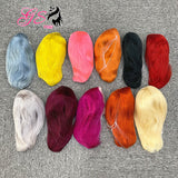 GS Virgin Hair 13X4 lace bob wigs,Brazilian human hair Red/Yellow/Purple/613 lace front wigs