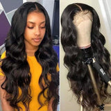 GS Virgin Hair Body Wave Lace Front Wig 150% Density Body Wave 13x6 HD Lace Front Human Hair Wigs Pre Plucked Brazilian Virgin Hair Cabello Series