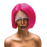 Gs Virgin Hair Short Bob Wig Brown / Gold / Orange / Pink / Red