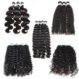 GS Virgin  Hair Blue Series Products Brazilian Body Wave Virgin Hair 4 Bundles