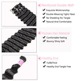 GS Virgin Hair 3pcs/pack Deep Wave Brazilian Human Hair Weave