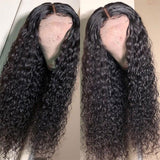 GS Virgin Hair Factory Customization 13x4 HD Latest Fabulous Charming Middle Water Wave Lace Frontal Wigs 100% Human Hair