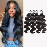 GS Virgin  Hair Blue Series Products Brazilian Body Wave Virgin Hair 4 Bundles