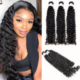 GS Virgin Hair Cabello Series 3pcs/pack Indian Deep Curly