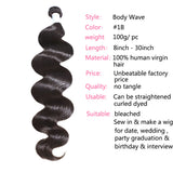 GS Virgin  Hair Blue Series Products Brazilian Body Wave Virgin Hair 4 Bundles