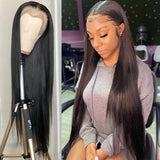 GS Virgin Hair Straight HD Lace Wigs 13x4 Lace Front Wigs Human Hair Wigs 150% Density Cabello  Series