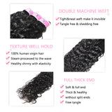 GS Virgin Hair 3pcs Bundles Water Wave Virgin Human Hair