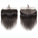 GS Virgin Hair 13X6 HD Straight  lace Frontal natural color human hair
