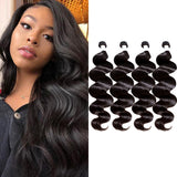 GS Virgin Hair 4Pcs/pack Peruvian Body Wave Virgin Human Hair Blue Series