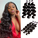 GS Virgin Hair Cabello Series Indian Body Wave Human Hair Weft 3Pcs/pack