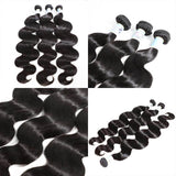 GS Virgin Hair 4Pcs/pack Peruvian Body Wave Virgin Human Hair Blue Series