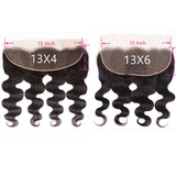 GS Virgin Hair 13X6 HD Lace Frontal Body Wave Full hand hook 100% black high quality virgin hair