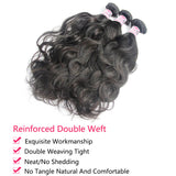 GS Virgin Hair Cabello Series Brazilian Virgin Hair Natural wave 3 Bundles Human Hair