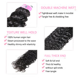 GS Virgin Hair Cabello Series 1 pcs Water Wave Hair 100% Virgin Human Hair