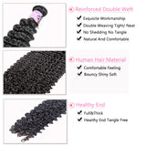 GS Virgin Hair Cabello Series 1 pcs Deep Curly Human Virgin Hair Weavin