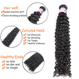 GS Virgin Hair Brazilian Deep Curly Virgin Hair 4pcs/pack