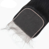 Gs Virgin Hair Melt 6x6 Transparent Lace Closure Straight Free Part Hair Invisible Knots Cabello Series