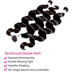 GS Virgin Hair Indian Body Wave Human Virgin Hair 4pcs/pack Cabello Series