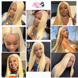 GS Virgin Hair 9A 1B/613 Honey Blonde Straight Virgin Human Hair 3 Bundles Ombre