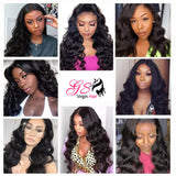 GS Virgin Hair Malaysian Body Wave Virgin Hair 3 Bundles Cabello Series