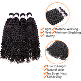 GS Virgin Hair Malaysian Deep Curly Human Virgin Hair 4 Bundles Cabello Series