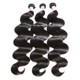 GS Virgin Hair 4pcs Brazilian Virgin Hair Body Wave Hair Bundles With 5X5 Transparent Lace Closure
