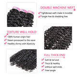 GS Virgin  Hair Cabello Series 1 pcs  Piece  Italian Curly Human Virgin Hair Weaving