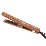 High Quality major Crystal Electric splint does not hurt hair Diamond Metal Plate Hair Straightener