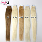 GS Virgin Hair Brazilian Remy Human Hair Tape In Hair Extension 18-24 Inch