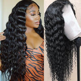 GS Virgin Hair  Deep Curly Human Hair 13x4 HD  Lace Frontal Wigs Cabello Series