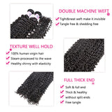 GS Virgin Hair Cabello Series 3 Bundles Peruvian Deep Curly Virgin Hair Weave