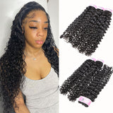 GS Virgin Hair Cabello Series 3pcs/pack Indian Italian Curly Human Hair Extensions