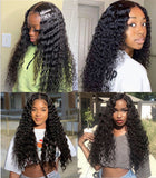 GS Virgin Hair Cabello Series Malaysian Deep Curly Hair Weave 3 Bundles