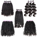 GS Virgin Hair 4Pcs/pack Indian Human Virgin Deep Curly Hair Weaves Cabello Series