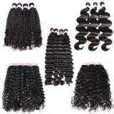 GS Virgin Hair Peruvian Deep Wave Hair Weft 4 pcs Lot Cabello Series
