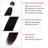 GS Virgin Hair 3 Bundles Brazilian Virgin Hair Straight With 6x6 Closure Cabello Series