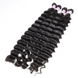GS Virgin Hair Peruvian Deep Wave Hair Weft 4 pcs Lot Cabello Series