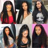 GS Virgin Hair Malaysian Deep Curly Human Virgin Hair 4 Bundles Cabello Series