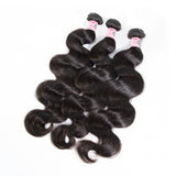 GS Virgin Hair 4 Bundles Body Wave Virgin Hair With 13x4 Lace Frontal