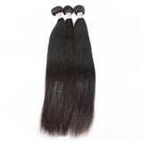 GS Virgin Hair 3 Bundles Bone Straight Malaysian Human Hair Weaving Cabello Series