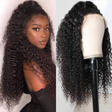 GS Virgin Hair13x4 HD Lace Frontal Wig  Kinky Curly Wig Brazilian Remy Hair Pre-Plucked With Baby Hair 150% Density Hair Lace Front Wig