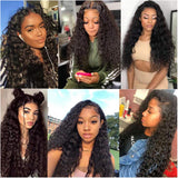 GS Virgin Hair U Part Wig Brazilian Hair Water Wave Wig Natural Color 100%Vrigin Hair Cabello Series