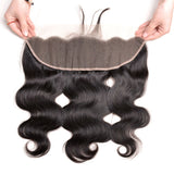 GS Virgin Hair bling hair 13X4 Transparent  Lace Frontal Only Peruvian Body Wave Human Hair